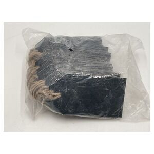 Wooden Labels with Twine Set of 24